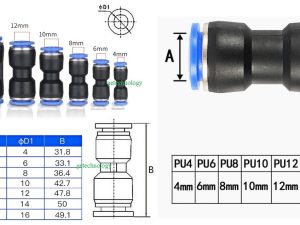 Nối Hơi Pu 4 16mm